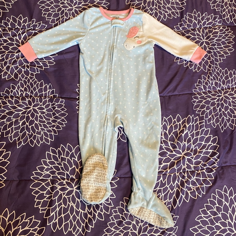 Fleece unicorn sleeper